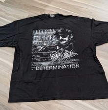Vintage Dale Earnhardt Determination Black T Shirt Men's Size XL XXL