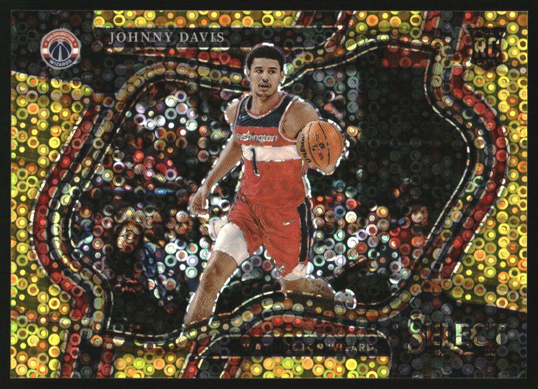 2022-23 Select Prizms Gold Disco #300 Johnny Davis RC Rookie /10