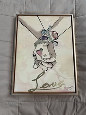 “Love” Framed Canvas Wall Art Home Decor Hobby Lobby