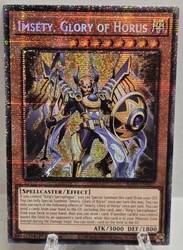 Imsety, Glory of Horus RA05-EN027 Starlight Rare 1st Edition
