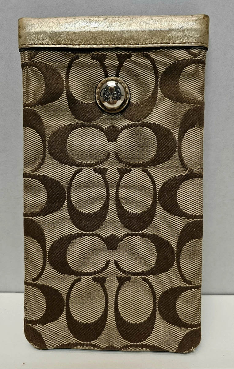 coach leather eyeglass case products for sale | eBay