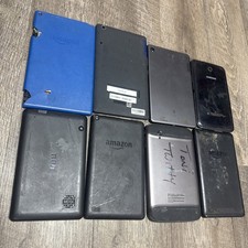 8 Tablet Lot Amazon Fire Samsung Lenovo Android Tablets FOR PARTS REPAIR BULK