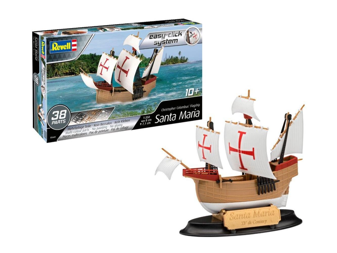 Revell 05660 1:350 Santa Maria Christopher Columbus' Flagship (Easy-Click System