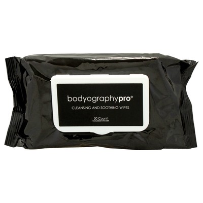 Cleansing and Soothing Wipes by Bodyography for Women - 50 Count Wipes