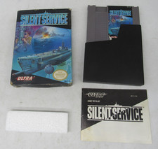 Silent Service Complete in Box CIB (Nintendo, NES 1989) TESTED  FAST SHIPPING!