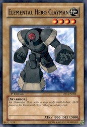 Elemental Hero Clayman DP1-EN003 1st Edition Common