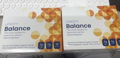 (2 Pack) Unicity BALANCE 30 Packets/Stick Packs ORANGE Exp 11/2027 NEW/SEALED