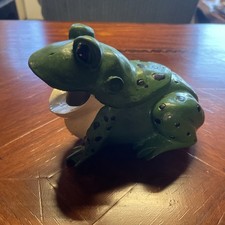 Vintage Frog Two Piece Holder