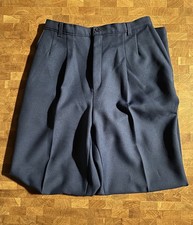 Vtg 70s 80s Levi's Bend Over Pants Womens 12 Navy Blue High Rise Trousers USA