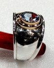 James Avery Christina Ring with Blue Topaz in Sterling Silver & 18k Gold Sz 6.5 — photo 9