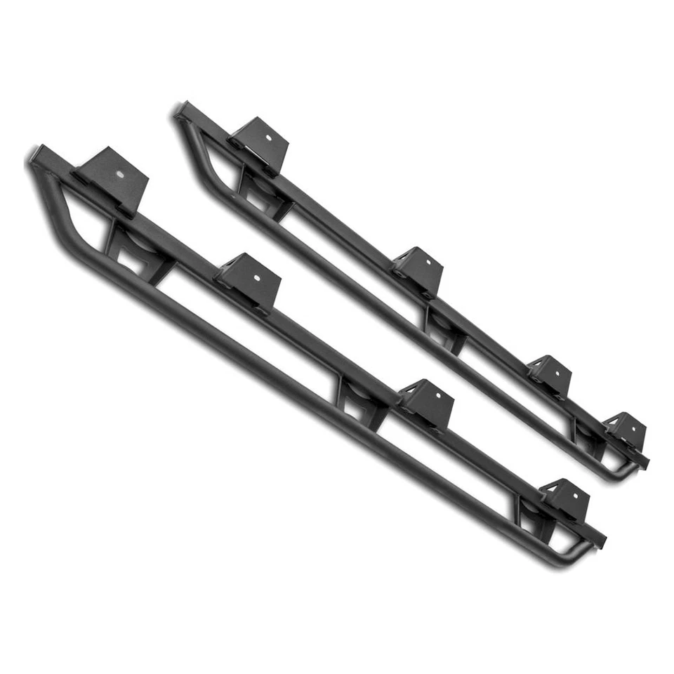 For Toyota 4Runner 2010-2024 N-Fab Trail Series Black Rock Sliders Foto 2 de 4