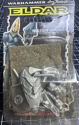 Warhammer 40k Rogue Trader Citadel Eldar Harlequin Jet Cycle RT407 NIB Metal OOP