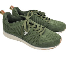 U.S Polo Assn. Mens Green Athletic Sneakers S...