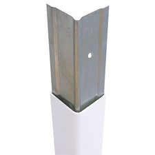 Corner Guard, White, 2"W X 48"H, Pvc-A-2-Wh