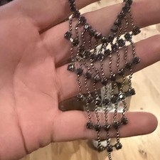 Hematite Beaded Necklace