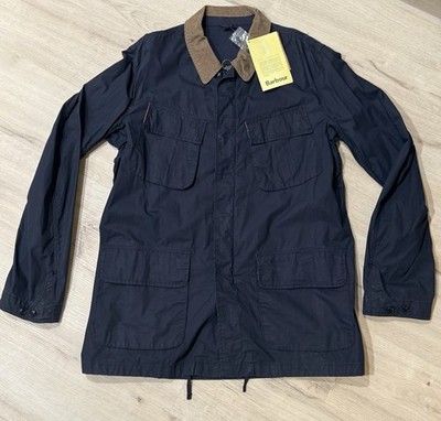 NEW Barbour Jacket Mason Hunter Navy Blue Mens XXL