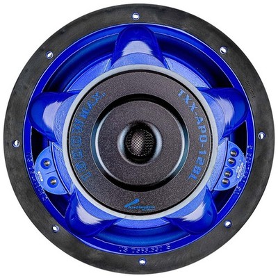 12 Inch 800 Watts Dual 4 Ohms Eye Candy Blue Subwoofer TXX-APD