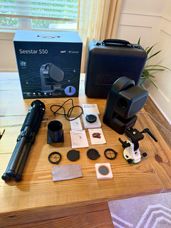 ZWO Seestar S50 Smart Telescope used with lots of accessories (worth over $700)!