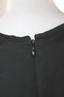 Madewell Women Black Satin Maxi Sheath Jumpsuit V-Neck Short Sleeve Size 6 — photo 4