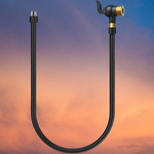 Air Pump Hose Adapter, Extension Hose for Schrader and Presta Valve,