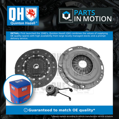 Clutch Kit 3pc (Cover+Plate+CSC) fits MERCEDES A170 W169 1.7 04 to 12 M266.940