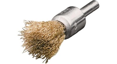 LESSMANN Rundbürste Ø 17 mm Drahtstärke 0,20 mm Messing gewellt 20000 min-¹
