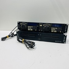 Gemini CFX-40 Black CD Player Dual Deck Home Audio