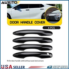 For Toyota Venza 2020-2025 Gloss Black Pull Door Handle Cover Protectors 4 Piece
