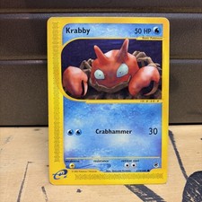 Krabby 115/165 Common Expedition Base Set Pokemon Moderately Played on eBay