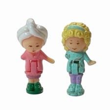 Vtg 1990 '91 Polly Pocket POLLY PIXIE Dolls EACH MISSING ONE ARM -Sold AS IS