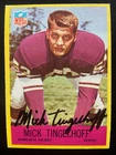 New ListingMick Tingelhoff Autographed 1969 Topps Football Card #195 Vikings HOF