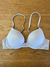 Victoria's Secret Crescent Blue 36DD Body By Victoria Push Up Bra New Style VS