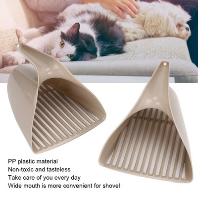 2pcs/gebrauchtSet Cat Litter Boxen Schaufel Reinigungswerkzeug Katze Toile
