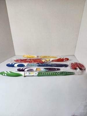 IKAIZI Knife Set, 11Pcs Kitchen Multicolored Knives Set 