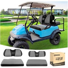 Washable Golf Cart Seat Covers Set - Yamaha, Club Car - Grey