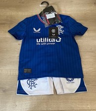 Glasgow Rangers Infants 23/24 Home Kit - Kids Age 2-3 Years New