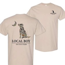 Local Boy Outfitters Camo Dog T-shirt- Classic Outdoor Design Sweatshirt T-shirt