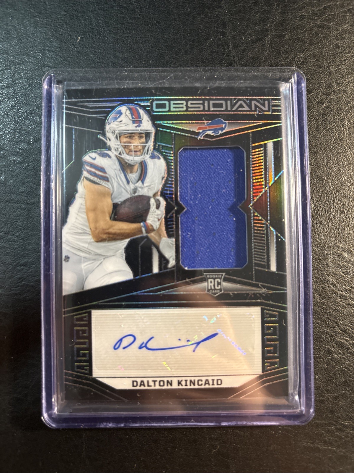 2023 Panini Obsidian - Rookie Jersey Autographs Dalton Kincaid #238 /199