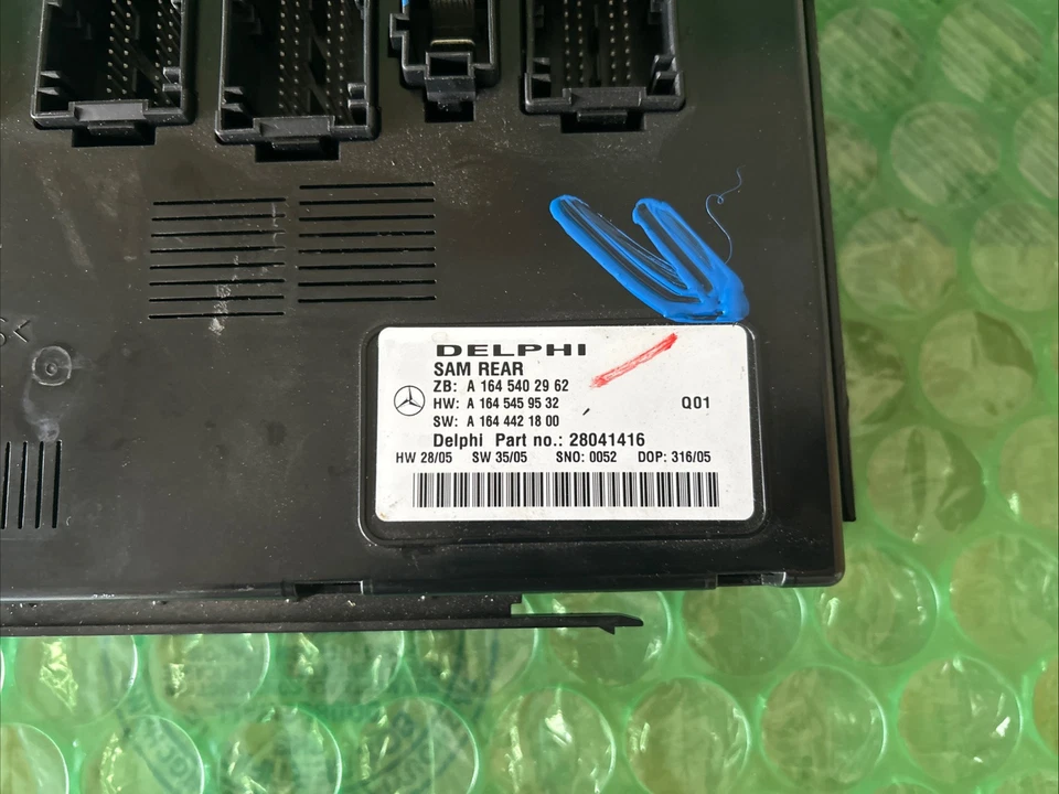 ✅2007 2008 2009 MERCEDES-BENZ R350 R500 MÓDULO DE CONTROL SAM TRASERO A1645402962 OEM Foto 2 de 4