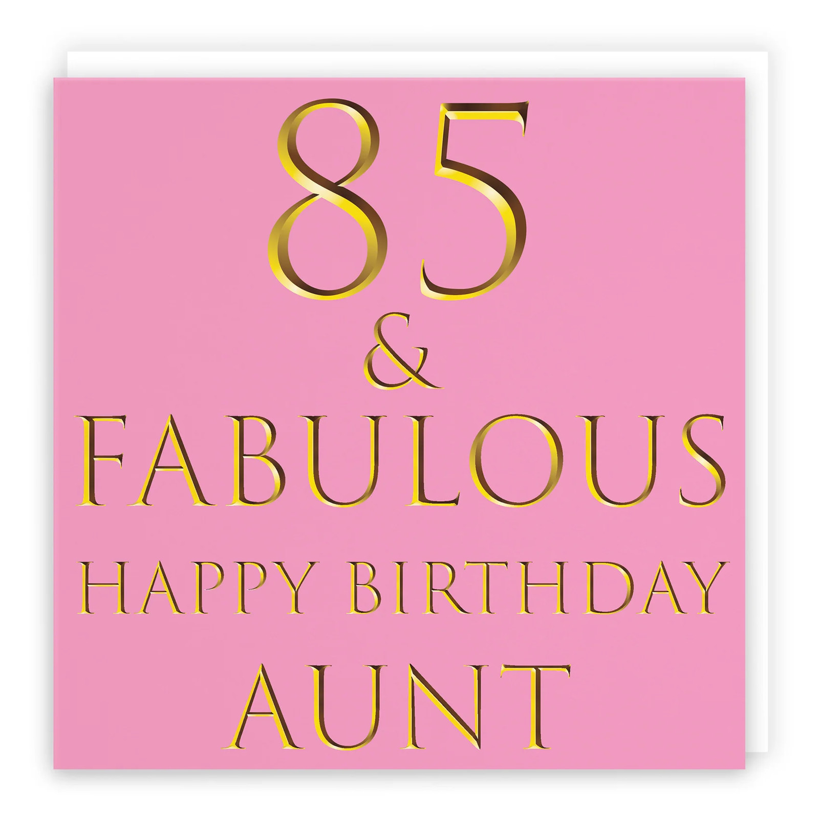 85th Aunt Birthday Card Fabulous