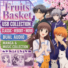USB  Fruits Basket  Dual Audio Manga & Music Not DVD Blu ray