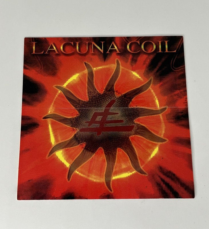 LACUNA COIL Band Logo Promo STICKER 4" x 4"