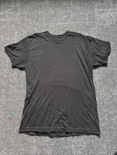 Single Stitch 90s Vintage Basic Los Angeles Apparel Black T Shirt Size L