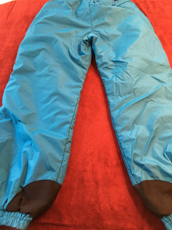 Columbia Sportswear Pantalones de esquí para nieve para mujer L Azul Nylon Elastizado Cintura Logo Foto 4 de 4