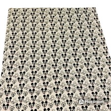 Disney Baby Mickey Mouse Head Blanket Gray Black Reversible 30  x 37  
