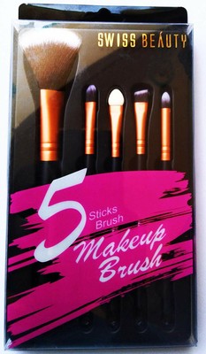 5 Sticks Makeup Brush Set Best In Use With Powder Liquid Or Cream Products Ebay
