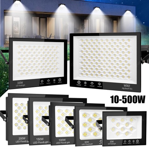 LED Strahler Außen Fluter 10W-500W 230V Baustrahler Spotlight Scheinwerfer Lampe - Bild 2 von 22