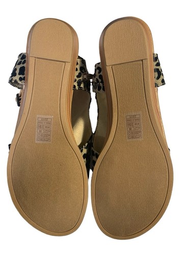 Blowfish Women Canvas Slouchy Hooded Toe Sandals Size 9.5 ANIMAL PRINT KHAKI COL - Picture 13 of 16