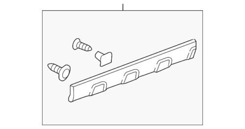 Conjunto de embellecedor de puerta delantera (inferior) para Honda (N/P 75312-SWA-003)