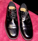 Croft & Barrow Men's Ortholite Lace-Up Leather Dress Shoe Black Size 10W — photo 1